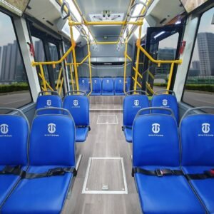 Gambar Interior bus, kapasitas bus listrik medium