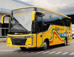 Gambar body bus medium Skylander F25 dari karoseri New Armada