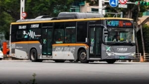 Gambar Bus BYD K9 di China yang digunakan sebagai transportasi umum, Keunggulan BYD K9 