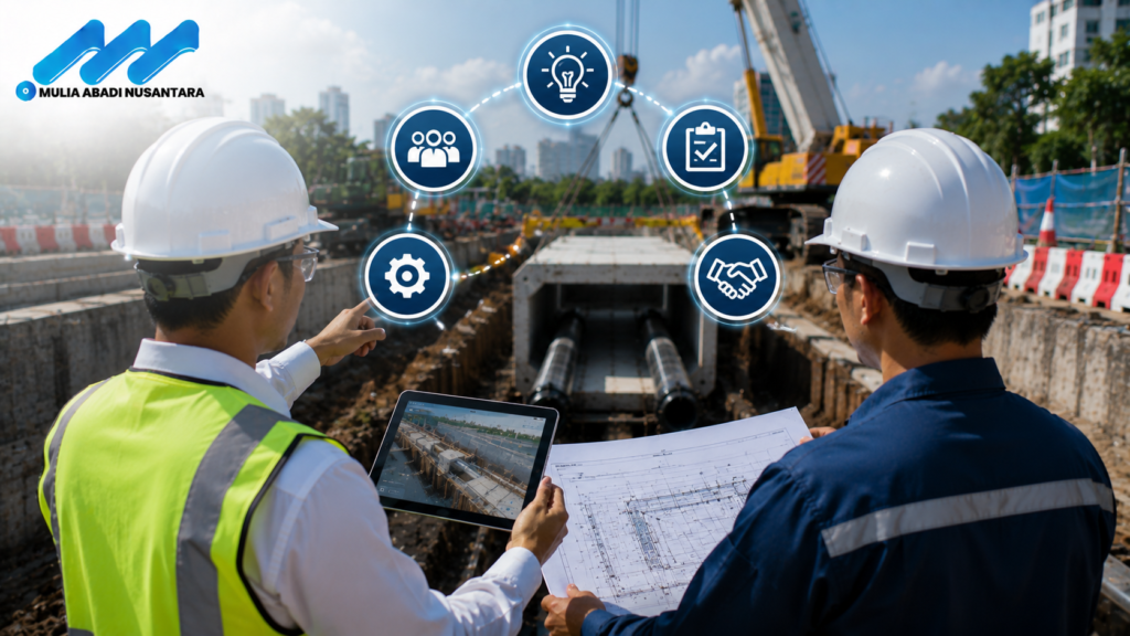 Konsultasi metode culvert jacking untuk menentukan solusi konstruksi yang sesuai kebutuhan proyek.