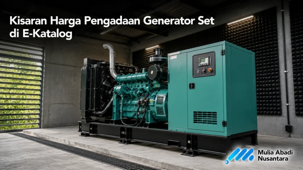 Generator set industri untuk pengadaan melalui e-Katalog.