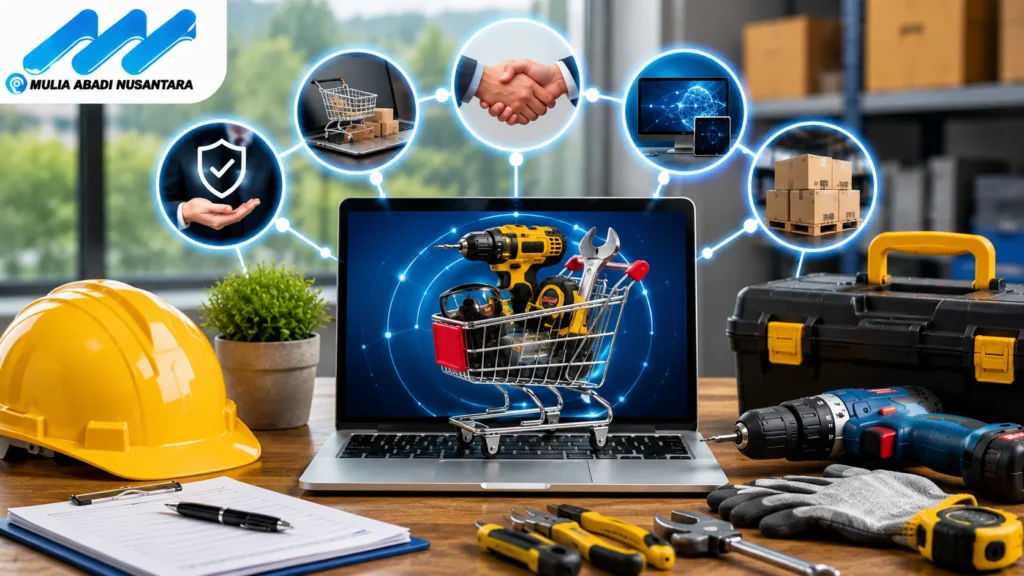 Pengadaan INAPROC Kabupaten Belitung untuk peralatan perkakas dengan proses digital yang efisien dan perlengkapan kerja profesional bersama MULIA ABADI NUSANTARA.