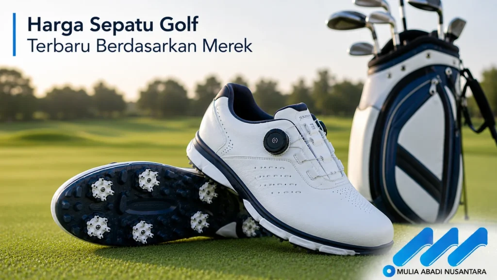 Sepatu golf berbagai merek dengan harga terbaru untuk kebutuhan pengadaan.