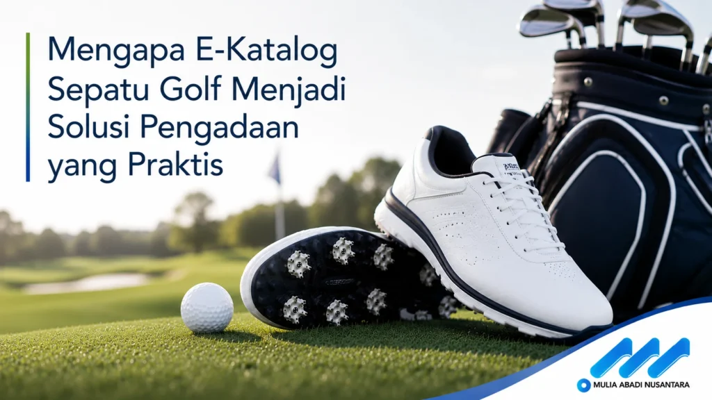 Sepatu golf profesional melalui e-katalog sebagai solusi pengadaan instansi.
