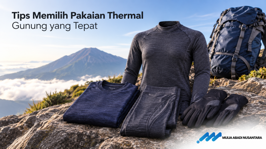 tips praktis memilih ukuran dan material pakaian thermal gunung yang pas di tubuh untuk mendukung sistem layering pakaian pendakian secara maksimal