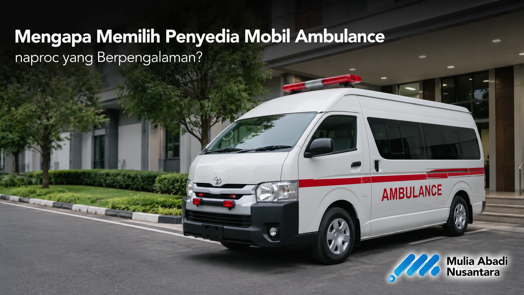 Mobil ambulance untuk pengadaan Inaproc dengan spesifikasi medis profesional.