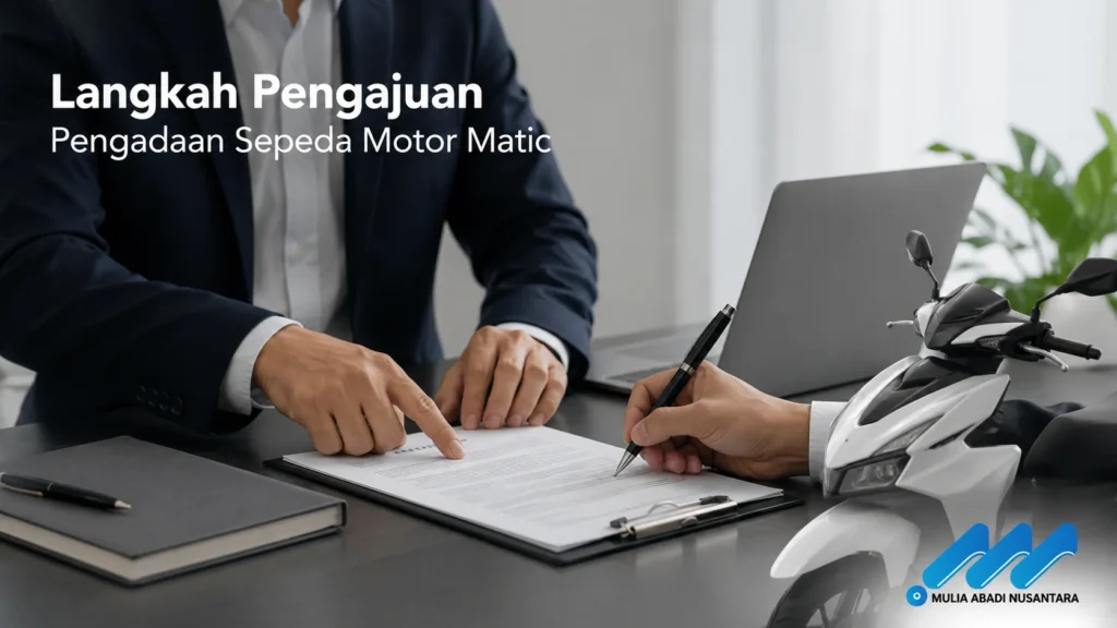 Langkah Pengajuan Pengadaan Sepeda Motor Matic