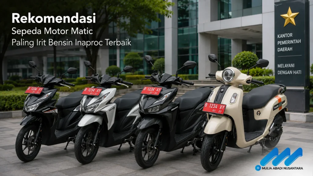Rekomendasi motor matic paling irit bensin inaproc instansi