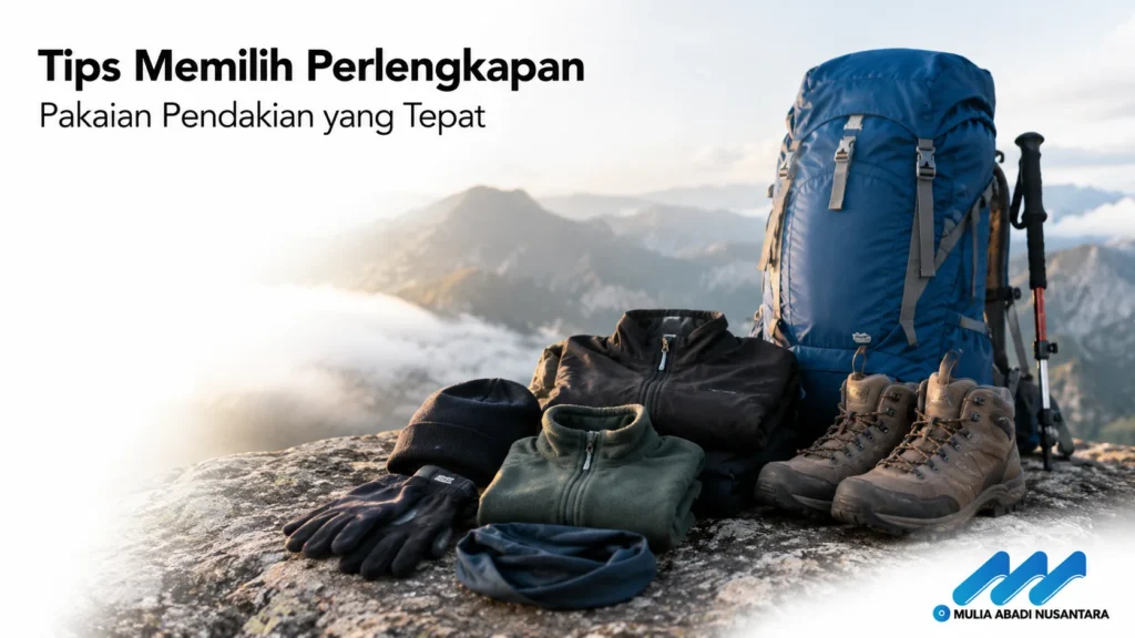 tips praktis mengevaluasi kecocokan ukuran karakteristik material kain dan fungsionalitas apparel outdoor bersama Mulia Abadi Nusantara