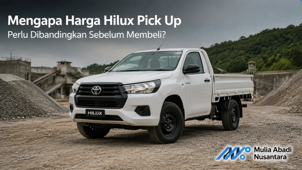 Mobil Hilux Pick Up untuk kebutuhan operasional dan pengadaan instansi.