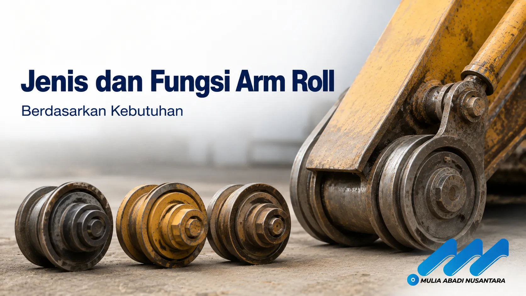 Jenis dan fungsi arm roll untuk berbagai kebutuhan operasional.