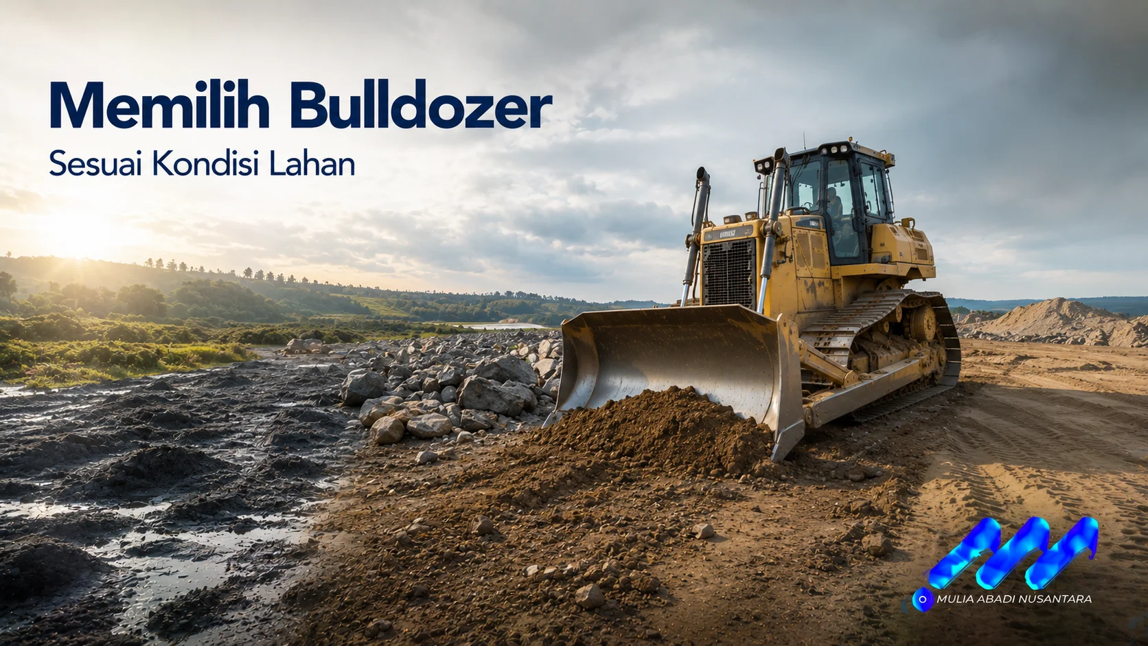 Memilih bulldozer sesuai kondisi lahan berdasarkan karakter tanah dan kebutuhan proyek.