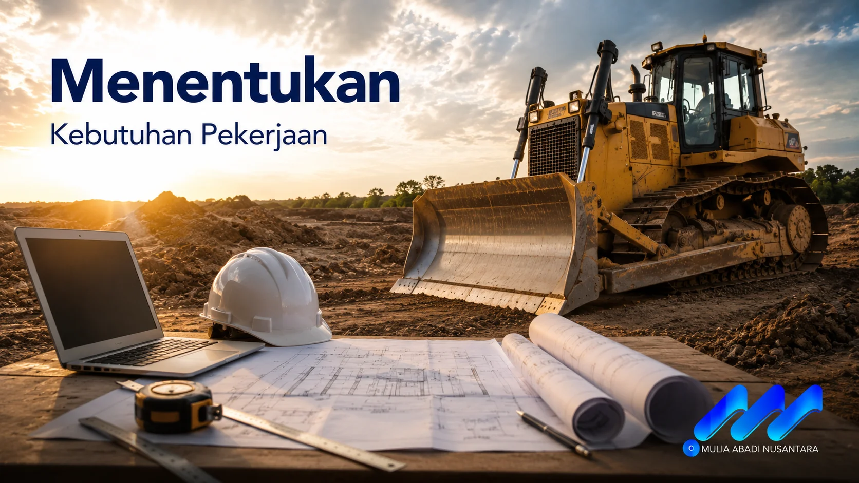 Pemilihan bulldozer berdasarkan kebutuhan pekerjaan, material, dan kondisi proyek.