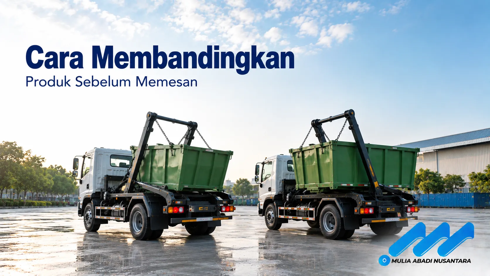 Perbandingan arm roll sebelum melakukan pemesanan.