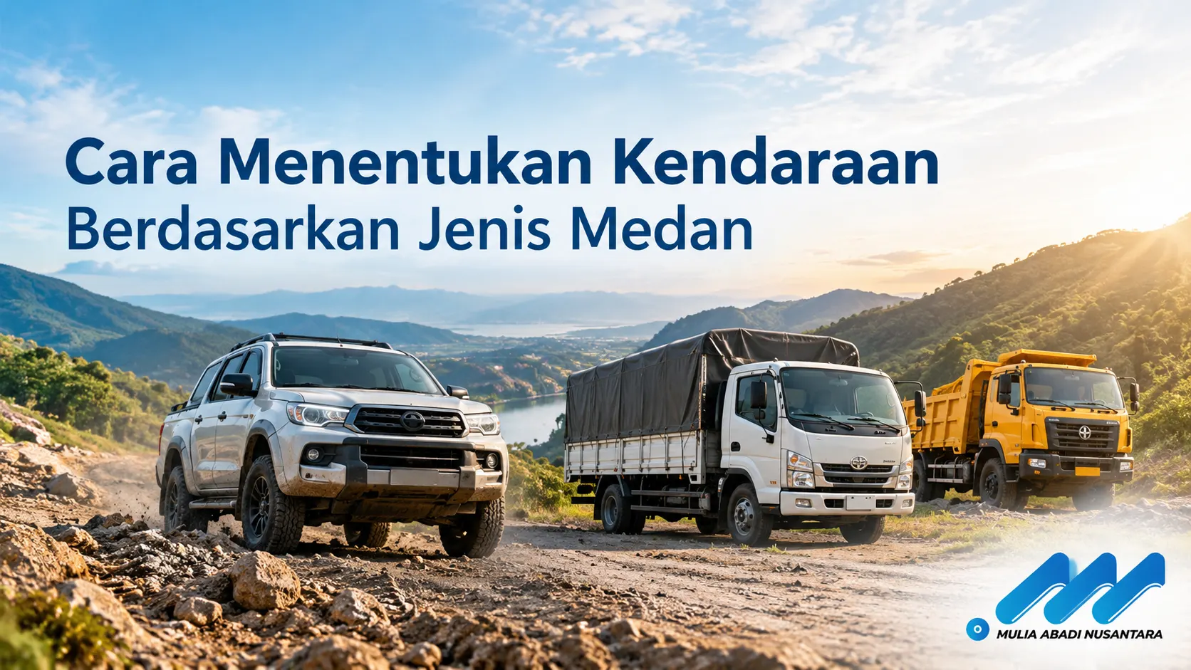 Cara menentukan kendaraan berdasarkan jenis medan operasional