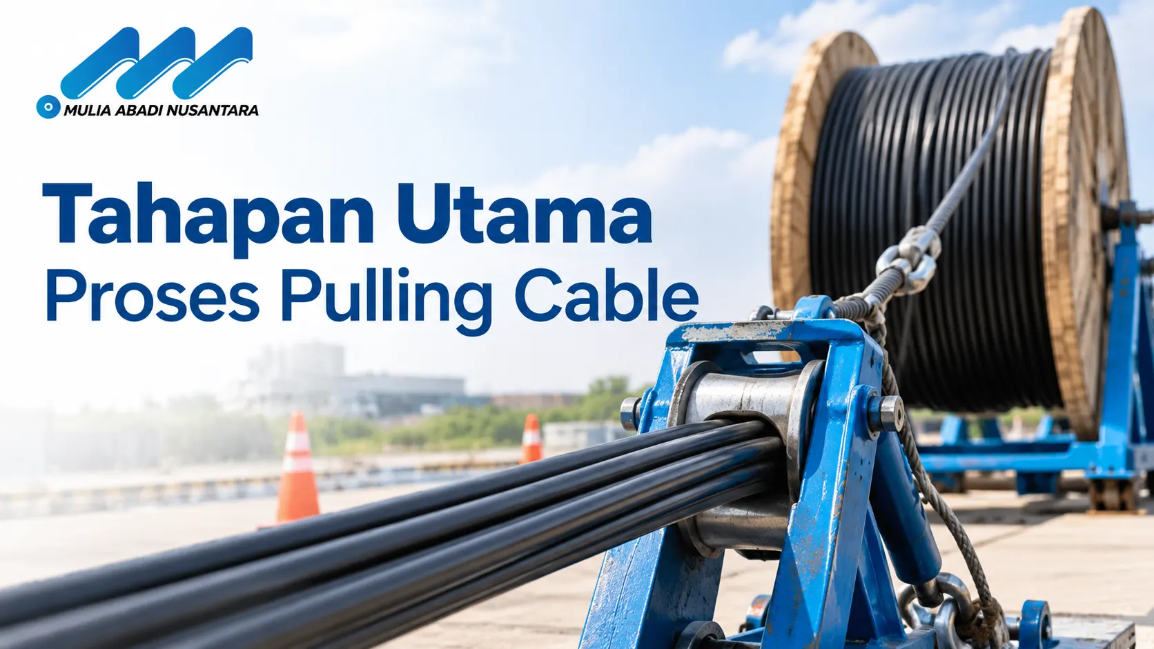 Apa itu pulling cable dalam proses instalasi kabel