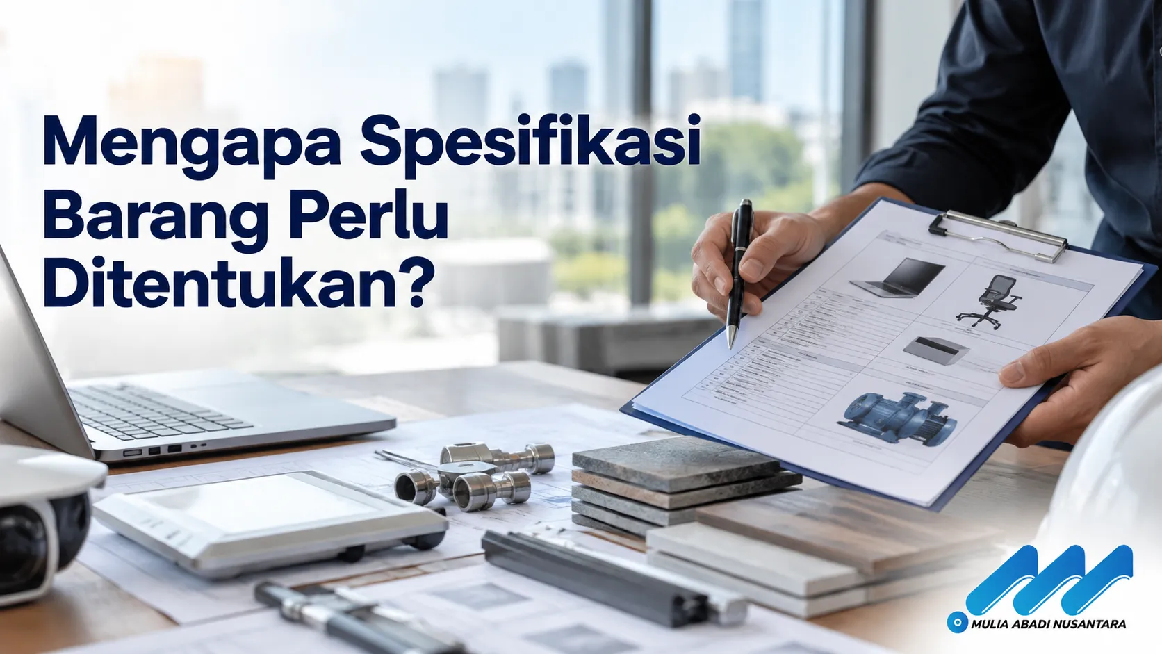 Mengapa spesifikasi barang perlu ditentukan dalam pengadaan