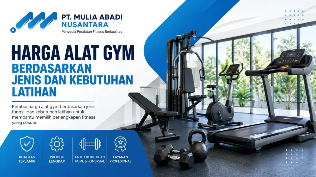 Gambar Harga Alat Gym Berdasarkan Jenis dan Kebutuhan Latihan