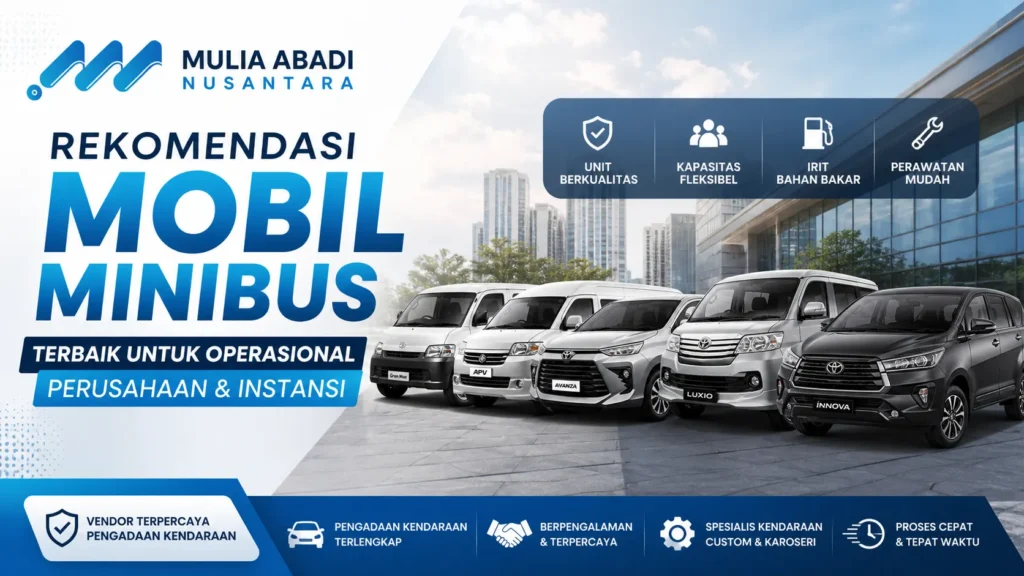 Gambar Rekomendasi mobil minibus terbaik untuk operasional perusahaan dan instansi