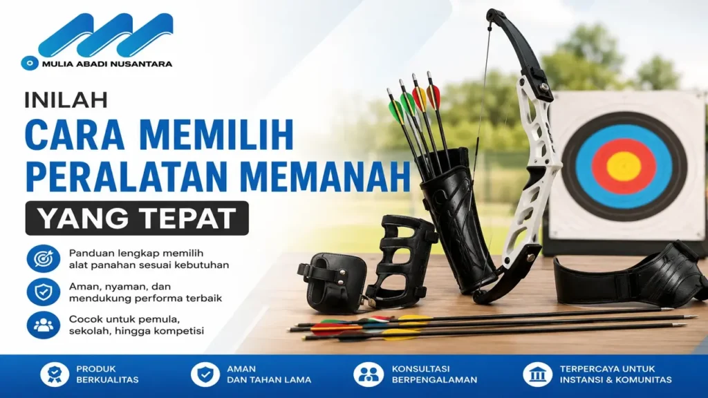 Cara memilih peralatan memanah yang tepat untuk pemula dan kebutuhan pengadaan instansi olahraga