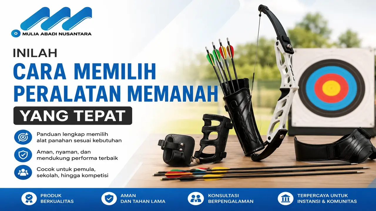 Cara memilih peralatan memanah yang tepat untuk pemula dan kebutuhan pengadaan instansi olahraga