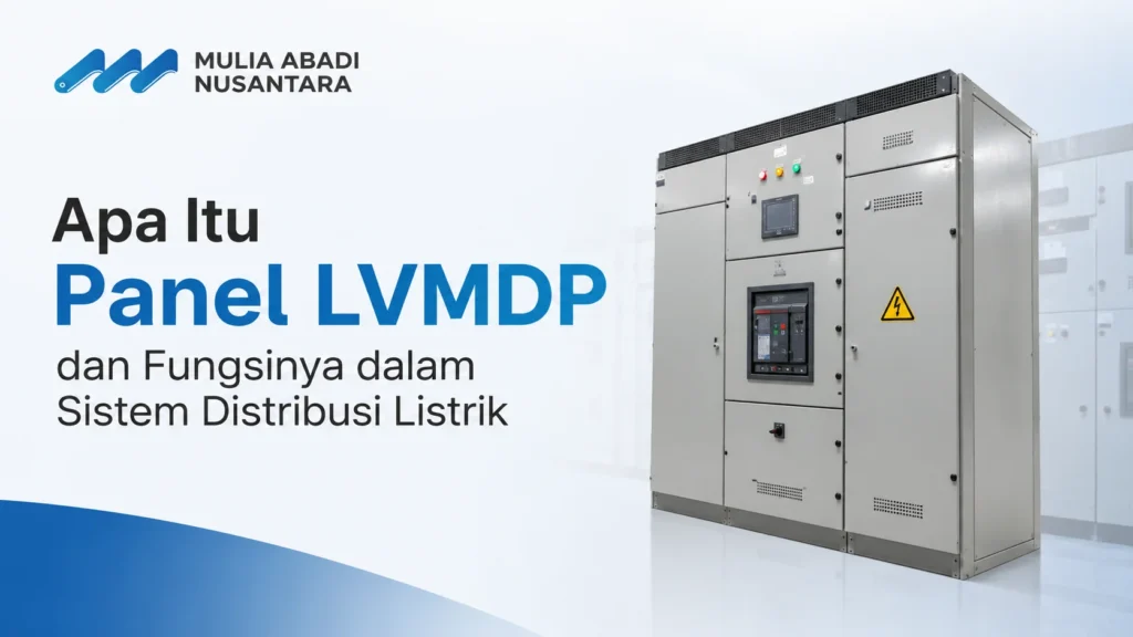 Ilustrasi Gambar Apa Itu Panel LVMDP dan Fungsinya dalam Sistem Distribusi Listrik untuk pengaturan dan distribusi daya listrik tegangan rendah