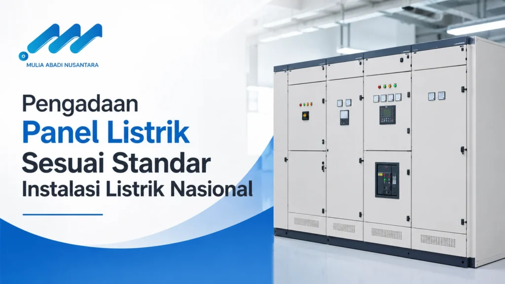 Ilustrasi Gambar Pengadaan Panel Listrik sesuai standar instalasi listrik nasional