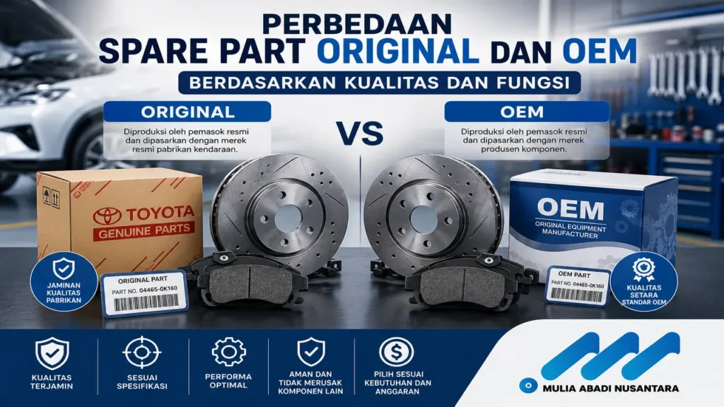 Perbedan Spare Part Original dan OEM - Mulia abadi nusantara
