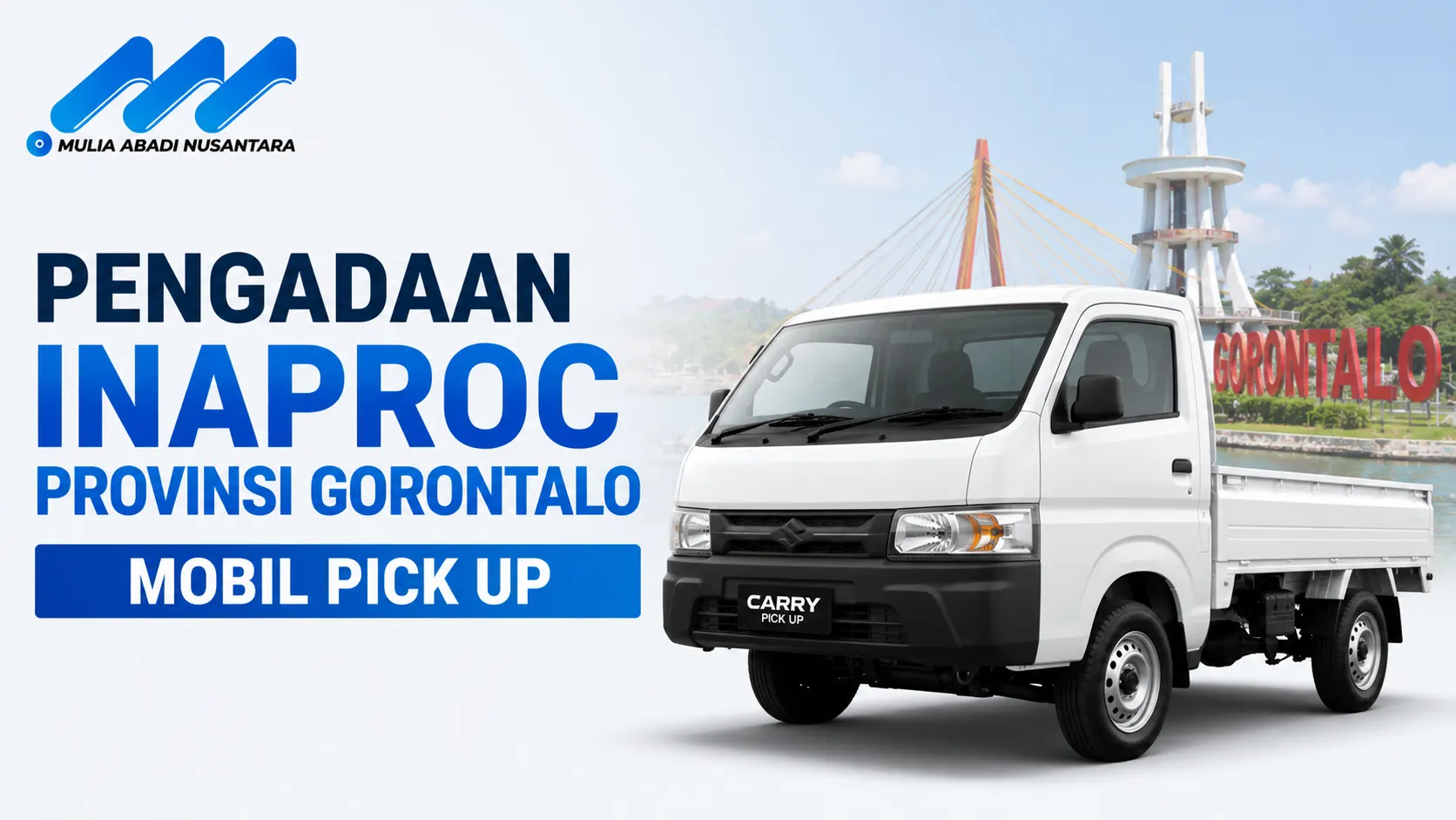 Pengadaan Inaproc Provinsi Gorontalo untuk mobil pick up melalui e-Katalog sesuai kebutuhan operasional instansi pemerintah.