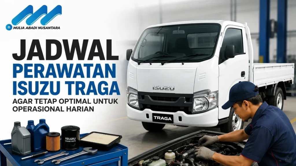 Perawatan Isuzu Traga agar tetap optimal untuk operasional harian