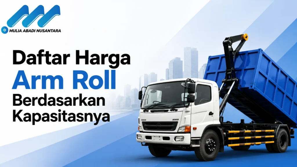 Layanan Sewa Armada Operasional dengan pilihan Arm Roll berdasarkan kapasitasnya