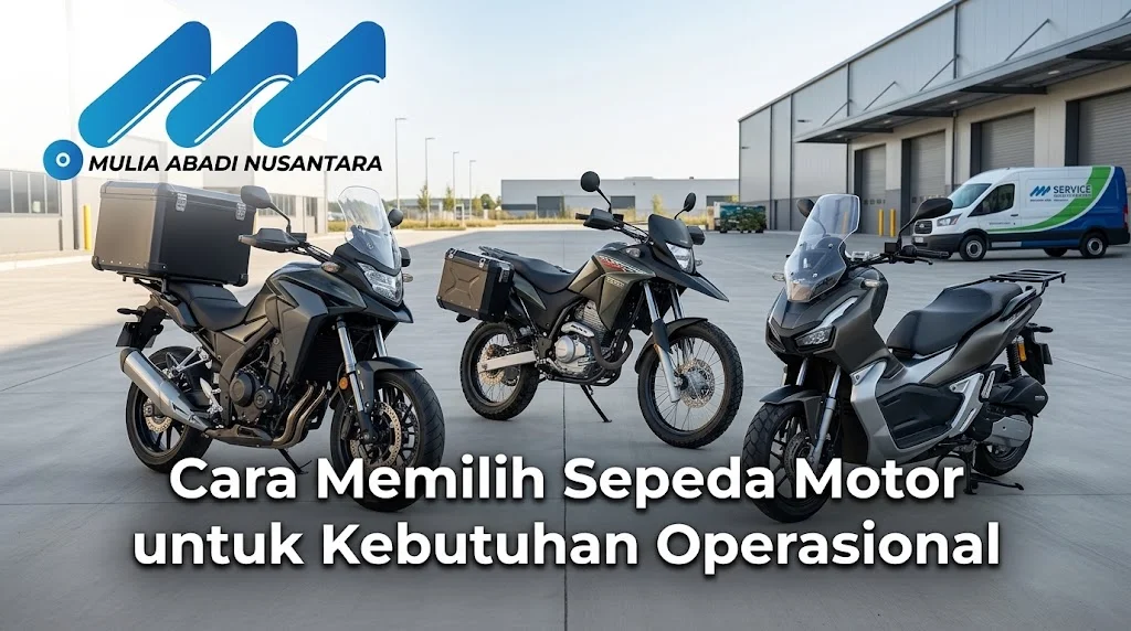 Penyedia sepeda motor operasional instansi Mulia Abadi Nusantara