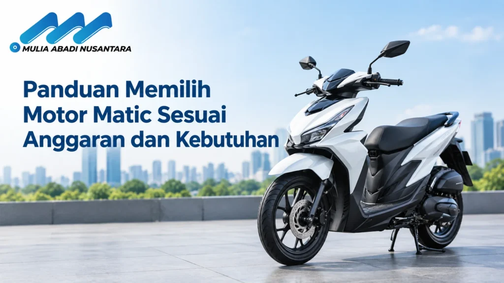 Harga Motor Matic E-Katalog LKPP untuk kebutuhan operasional