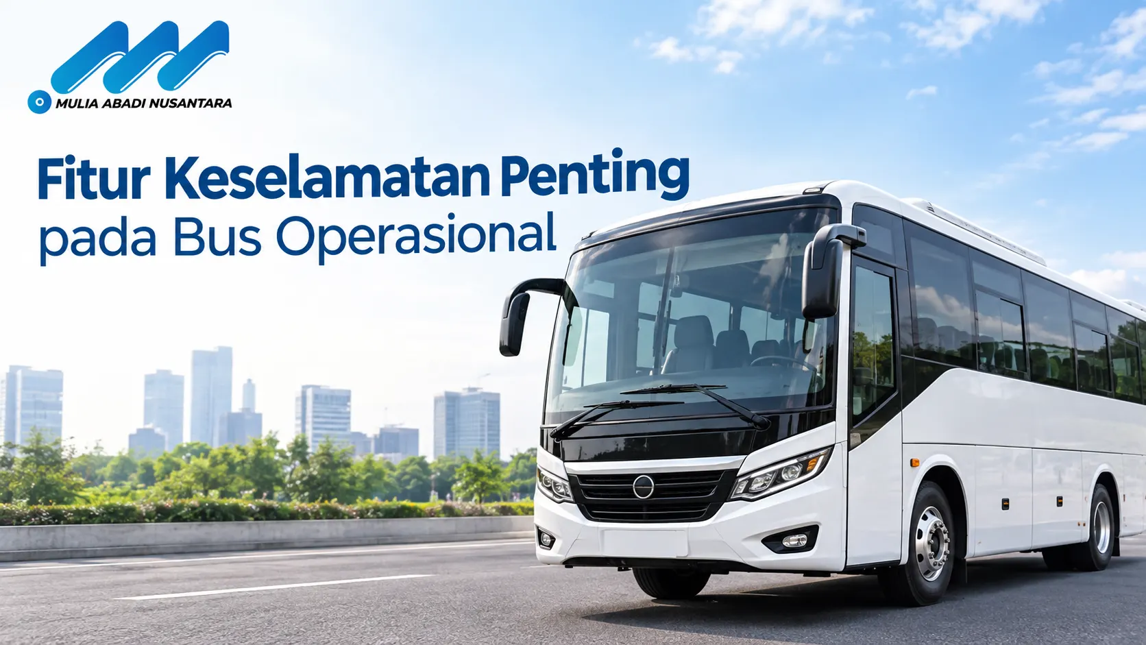 Jual Bus Operasional Dinas INAPROC dengan fitur keselamatan penting