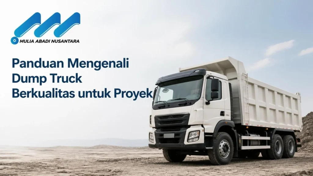 dump truck berkualitas untuk kebutuhan proyek dengan Profil PT Mulia Abadi Nusantara