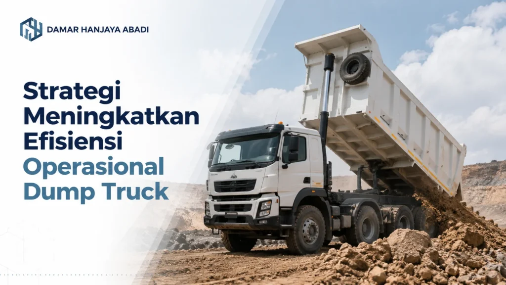 Strategi meningkatkan efisiensi operasional dump truck dengan Sewa Armada Operasional
