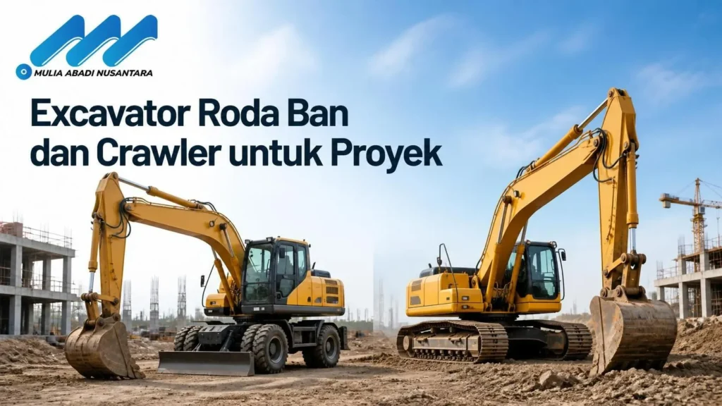 Vendor sewa alat berat instansi untuk kebutuhan operasional proyek