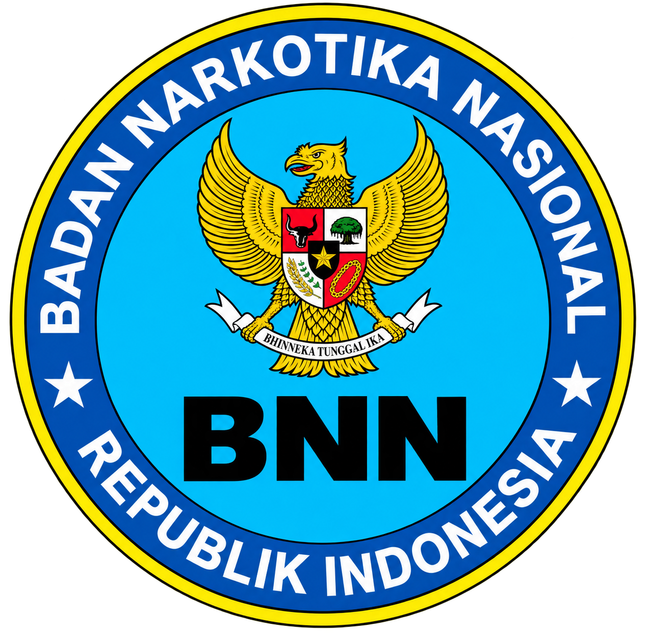 Emblem BNN Indonesia Transparan Elegan