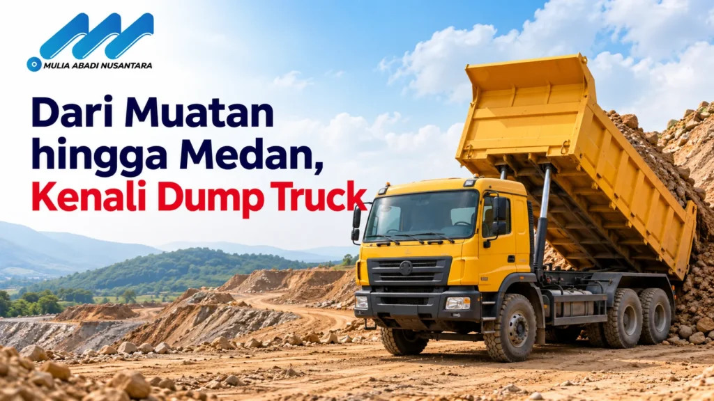 Pengadaan Dump Truck Dinas PUPR untuk mendukung pengangkutan material dan pekerjaan pembangunan infrastruktur.